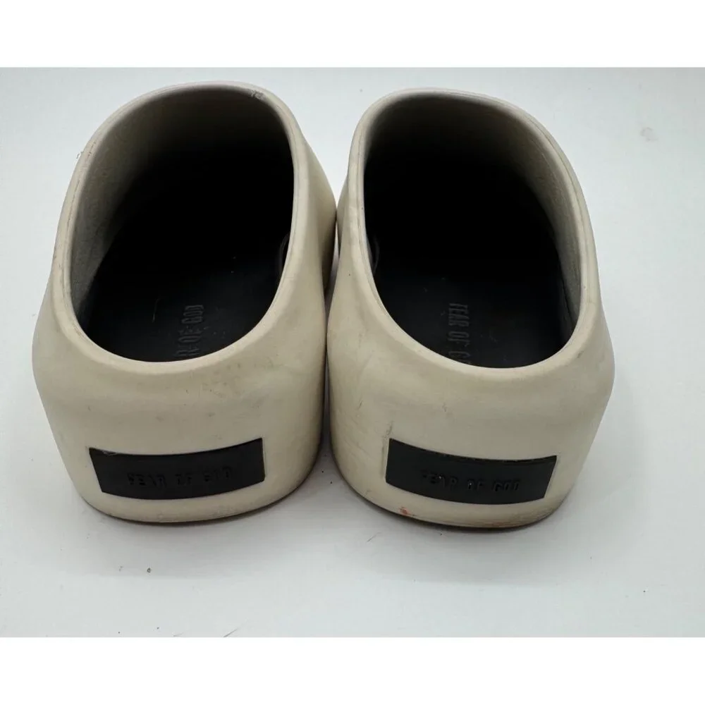 Fear Of God The California 2.0 Cream Slip-On Mules Clogs Size 7 or EU 37 - Picture 6 of 10